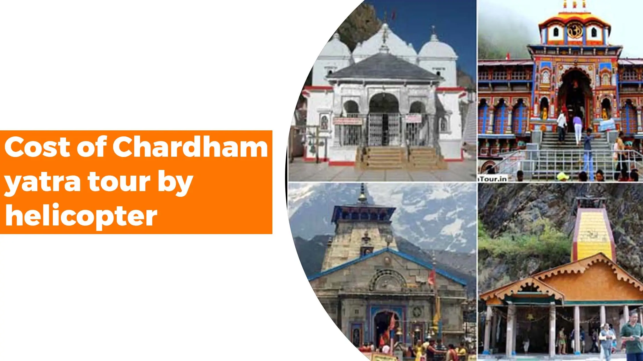 Cost of Chardham yatra tour by helicopter