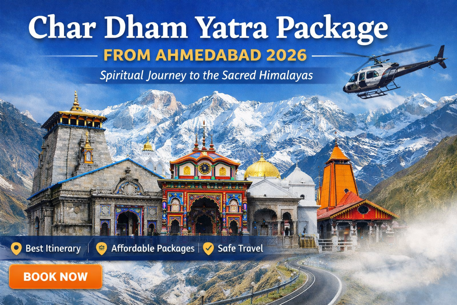 Char Dham Yatra from Ahmedabad 2026 char dham yatra package from ahmedabad