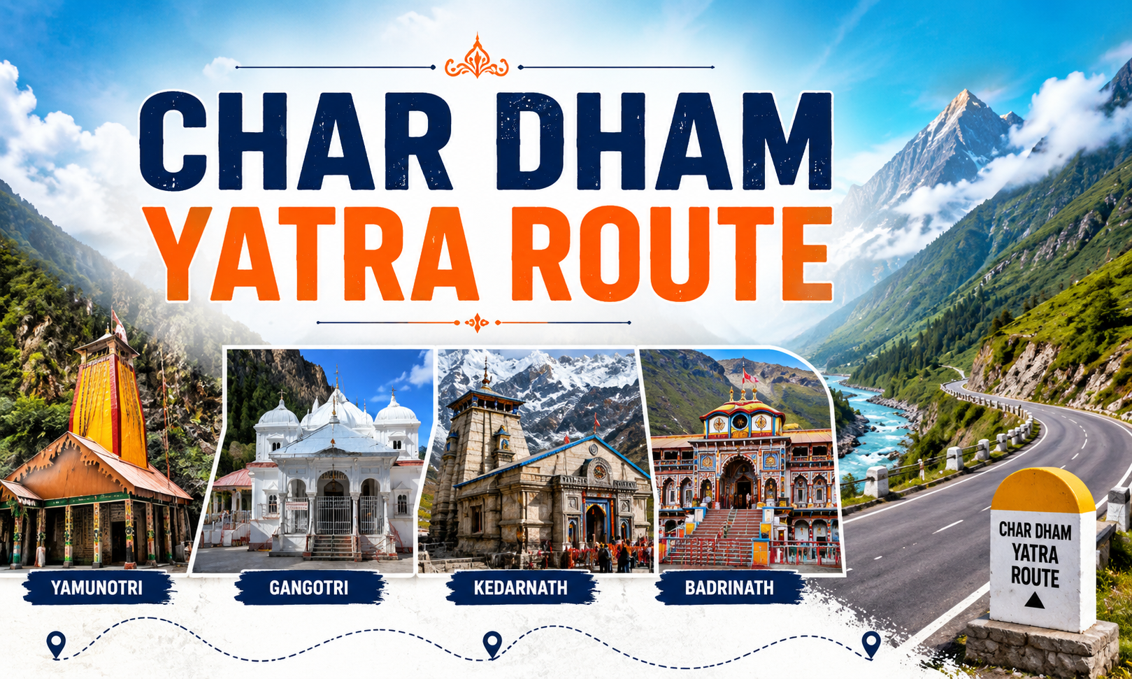 char dham yatra route
