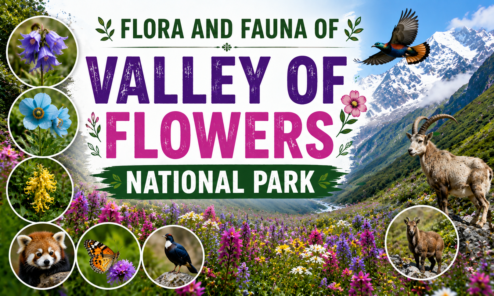 Flora and Fauna of Valley of Flowers National Park